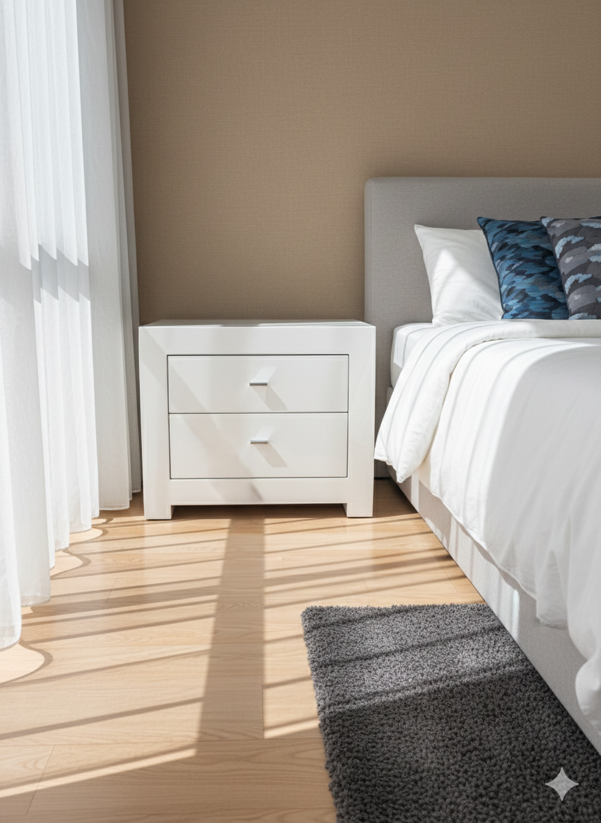 Jade Bedside Table