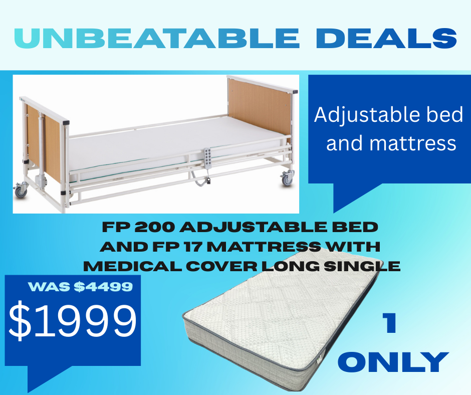 Clearance FP 200 adjustable bed and FP 17 Long Single mattress