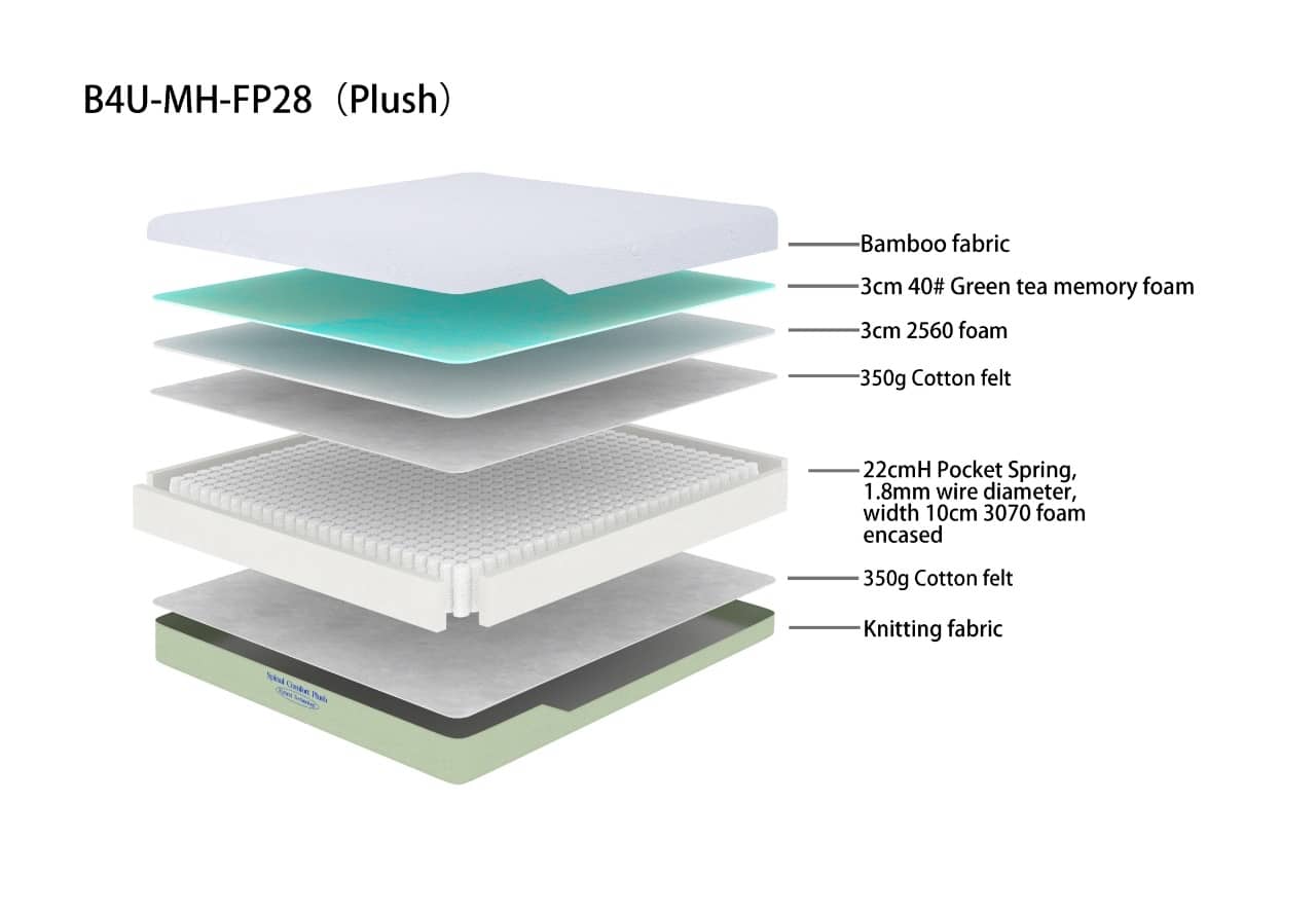 Icloud 5000 with Spinal Comfort Plush Mattress
