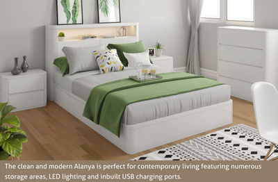 Alanya 3 piece Queen Set