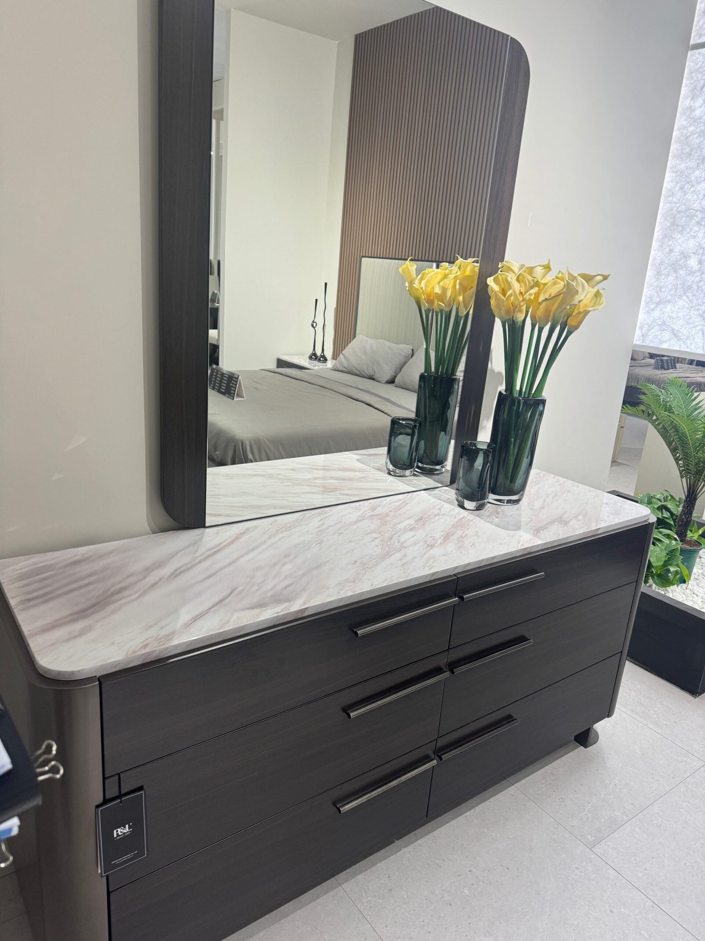 Capetown Gas Lift Bed with Feature Light