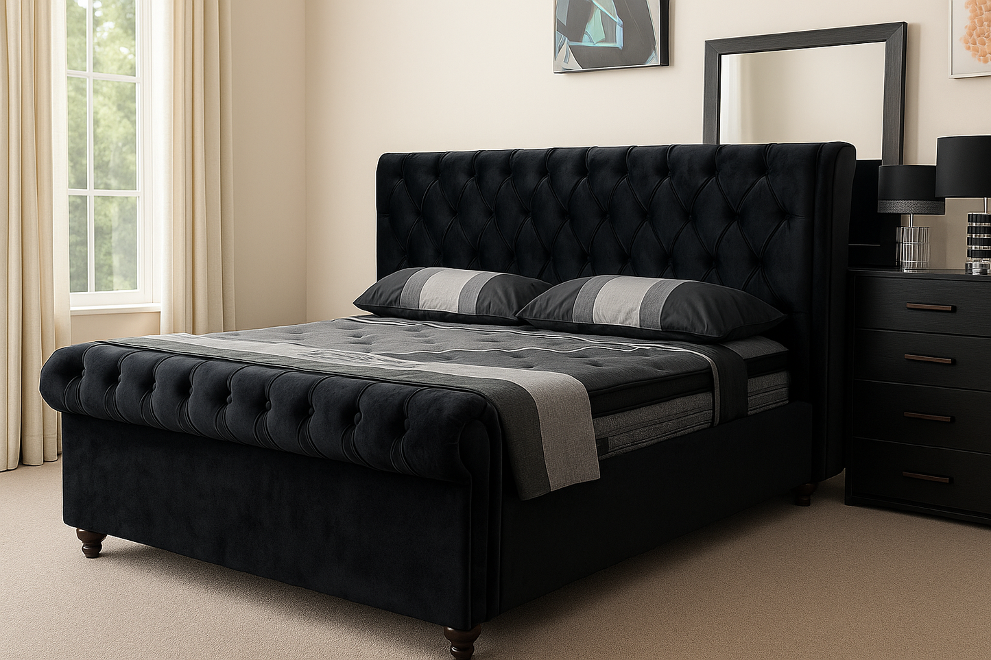 Joseph Velvet Bedroom Range