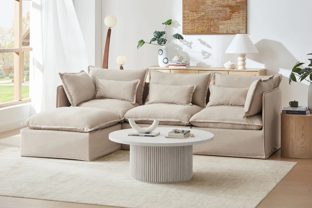 Signature Curved Backrest – Sculptural and Supportive