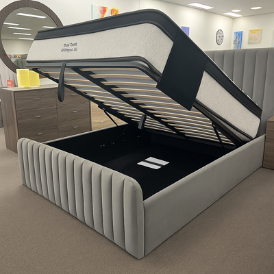 Matrix Gas Lift Bed Chestnut